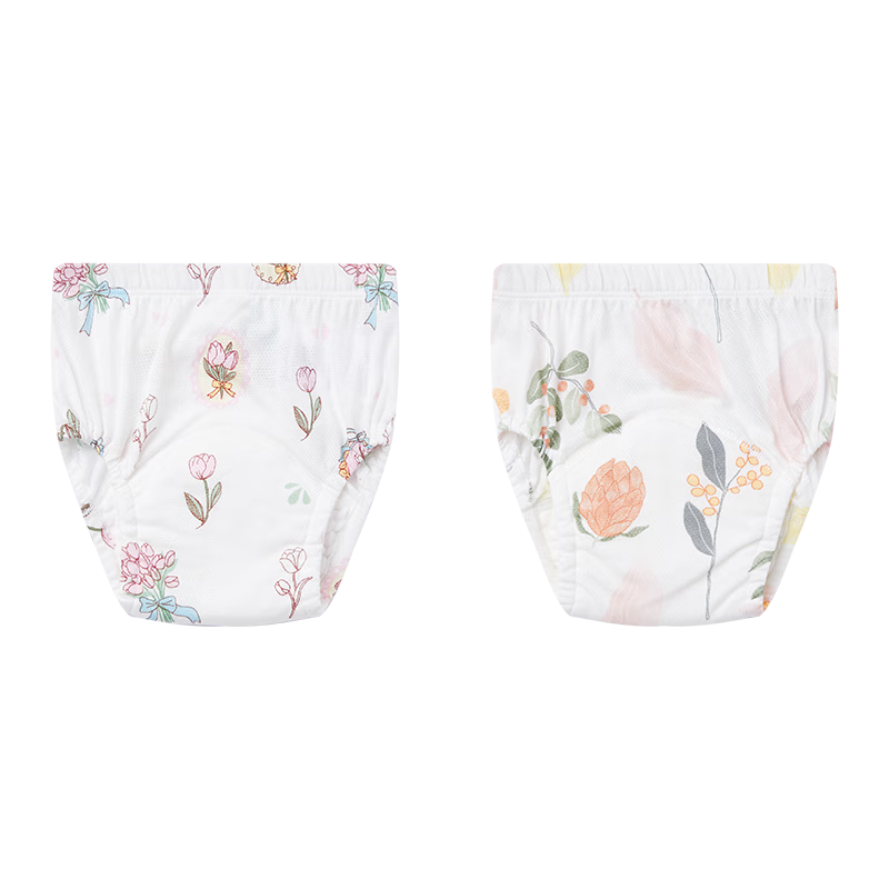 PurCotton Baby Training Pants 2 Pieces [No Softener], Baby Toilet Training Diapers, Washable Diapers, Scientific Weaning from Disposable Diapers