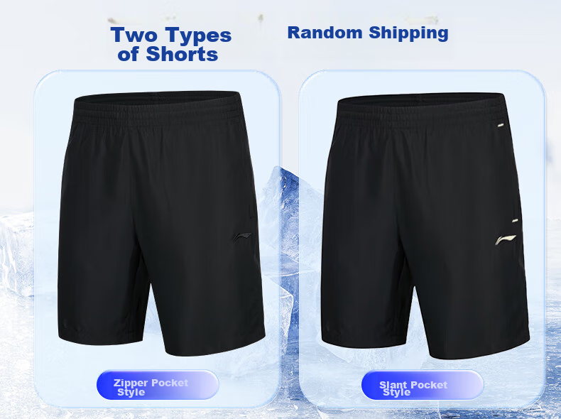 Li-Ning Women's Sports Set, Summer Ice Silk Short-Sleeve Shorts, Running Quick-Dry T-Shirt, Badminton Fitness Training Outfit 1
