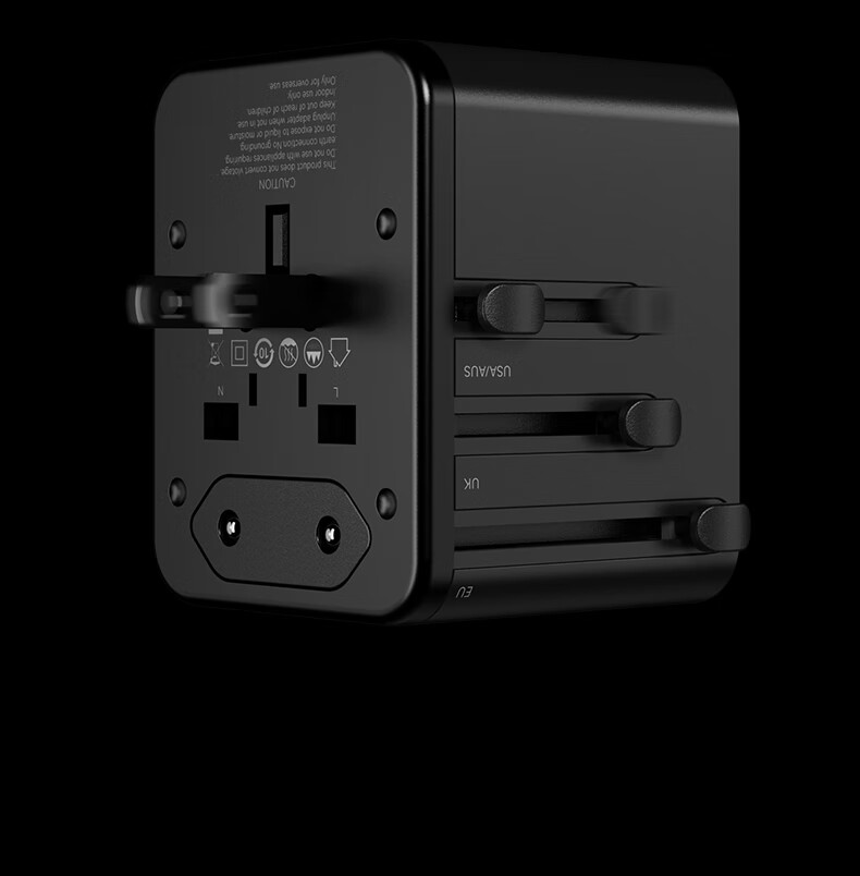 Etman Travel Adapter, 2A1C Multi-International Universal Outbound Socket, Type-C Pink, Fast Charging Power Converter for Hong Kong Japan Korea 8