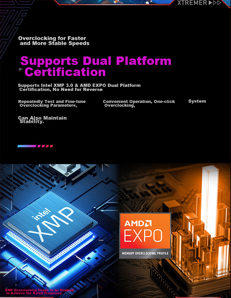 ADATA 32GB (16GB X 2) Kit, DDR5 6000 Desktop Memory Module, Hynix A-Die Chips, XPG Weilong D300 (Black), C30 6