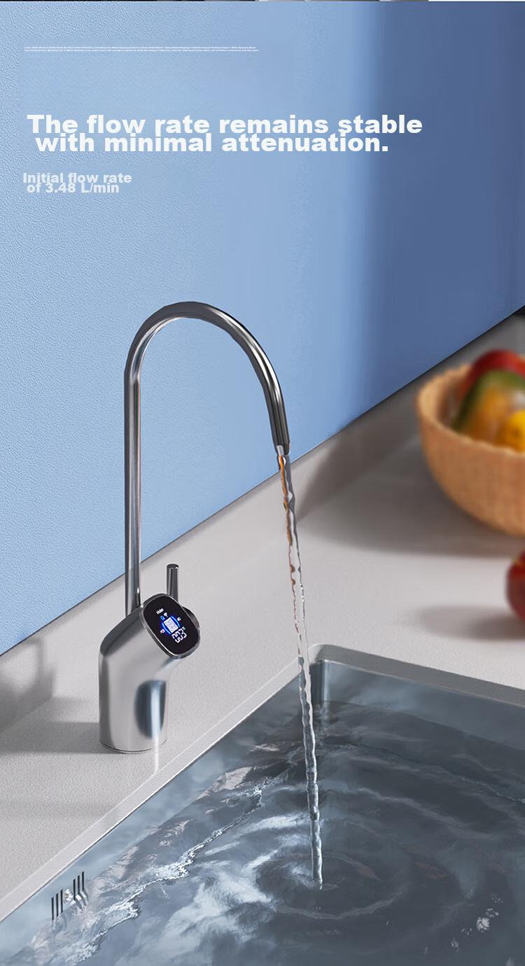 Haier New Fresh Water 1200G Water Purifier 6-Year RO Membrane Antibacterial Smart Knob Faucet Low Noise Filter Direct Drinking Machine 3L/min Compact Easy Installation R122 14