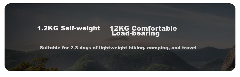 CAMEL Mountain Climbing Backpack, Outdoor Professional Backpack, Sports Backpack for Men And Women, Large Capacity, Lightweight Hiking Bag, Silver Gray 3