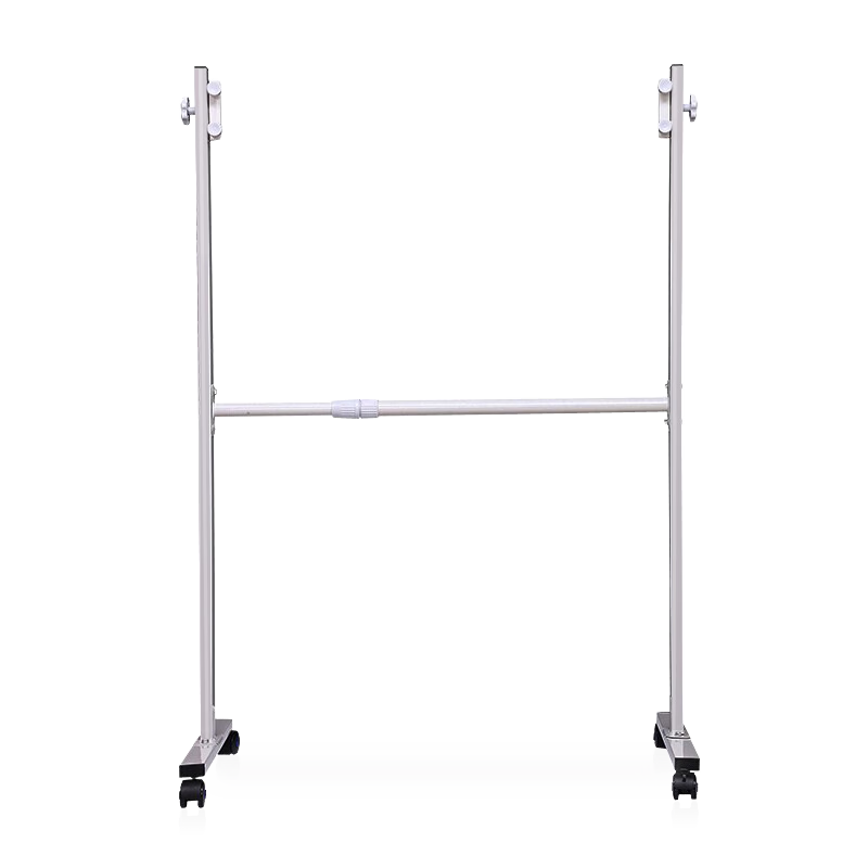 AUCS Writing Board Stand Frame, Mobile Office Home Conference Small Blackboard Stand with Wheels, Width 60-90cm, Suitable for 60*90cm, 60*45cm, 70*50cm