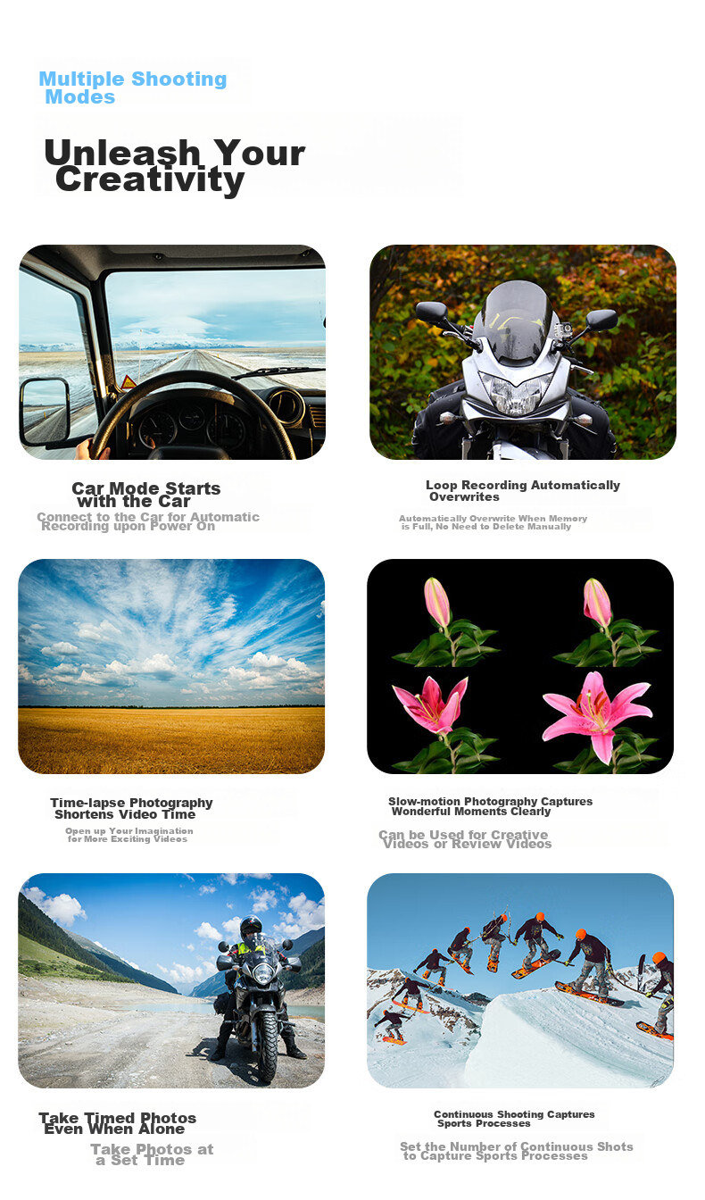 Shangou G20 Thumb Action Camera, Touchscreen 4K Enhanced Anti-Shake Portable Recorder, VLOG Shooting Outdoor Cycling Fishing Travel First-Person View Pre-Record Action Camera 64GB 14