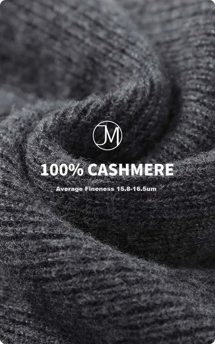 JIUMU 100% Cashmere Warm Neck Gaiter for Men, Autumn And Winter Cycling Hoodie Neck Warmer, Outdoor Neck Protection Scarf for Men in Winter 3