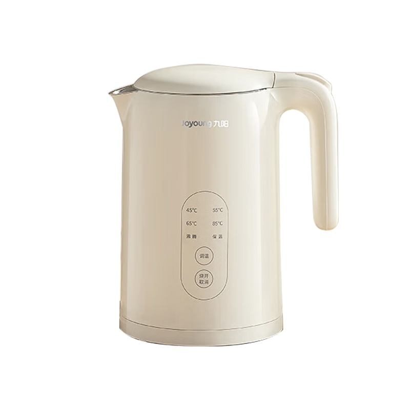 Joyoung Electric Kettle, 1.5L Capacity, 5 Temperature Settings, 304 Stainless Steel Seamless Design, No Glue, Constant Temperature Kettle K15ED-W520