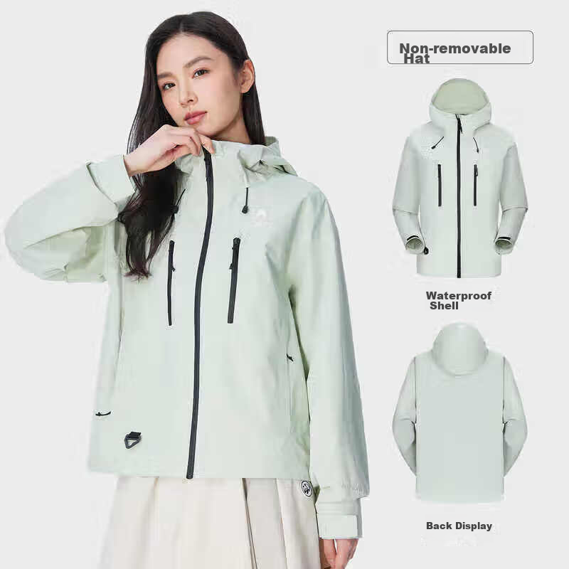 CAMEL Outdoor Hardshell Jacket, Single-Layer Lightweight Windproof And Rainproof Mountaineering Coat, Model 1188 XL