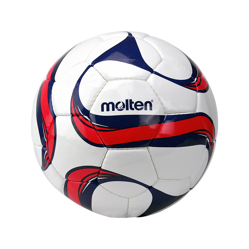 Molten Soccer Ball Size 4 Hand-Stitched Training And Match Ball, PVC Material, F4F1700-WN, Red