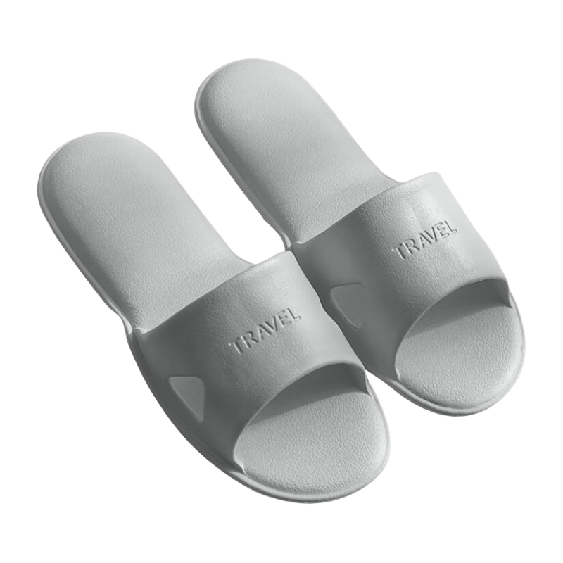 JOYTOUR Foldable Slippers, Portable Bathroom Non-Slip Home Slippers for Hotel Travel, Size 44-45