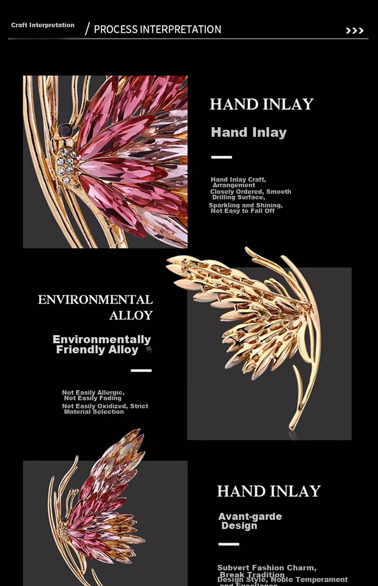 Eternelle French Original Design Brooch, 2026 New Butterfly Corsage, High-End Luxury Birthday Gift 7