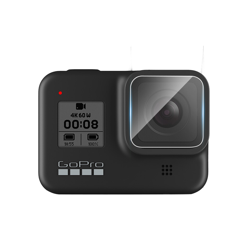 Jingsheng Jingsheng GoPro Hero8 Tempered Glass Lens Protective Film Scratch-Resistant High-Transparency Screen Protector