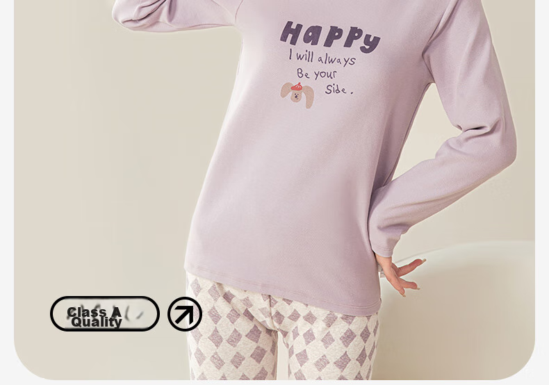 YING BO LUN Girls' Underwear Set, Warm Girls' Autumn Clothes And Pants, Female Student Pajamas, 80834 Color Spinning Pink, Size 165 4