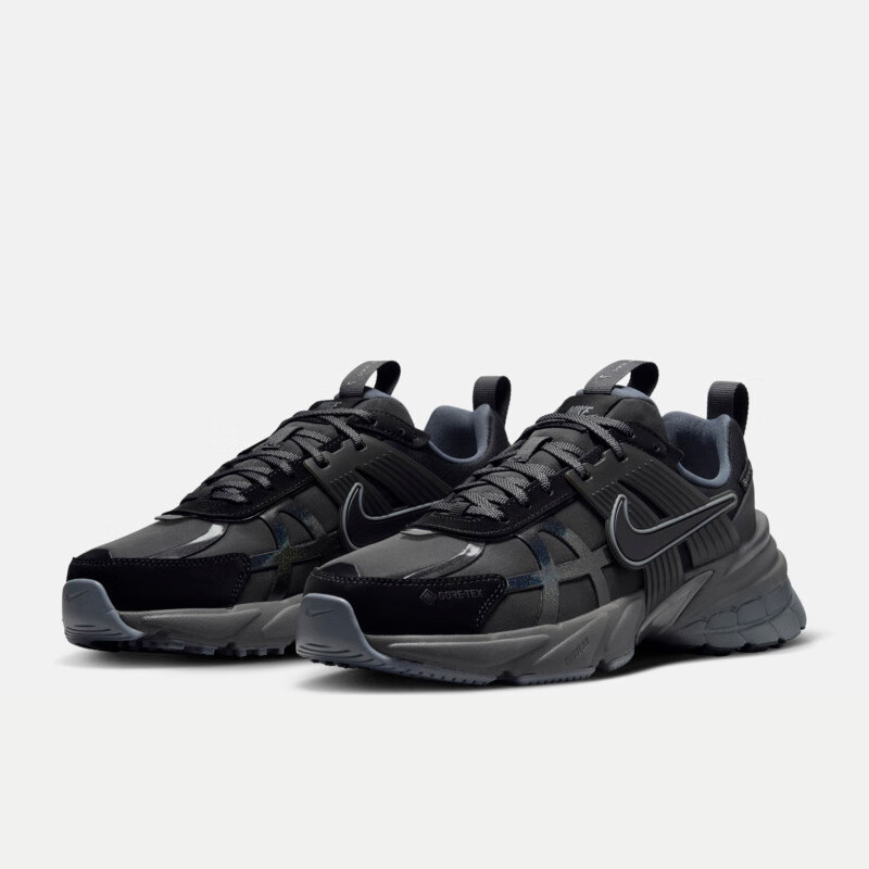 NIKE Women's Casual Shoes V2K RUN Gore-Tex Waterproof Sneakers FZ2622-001 Black 38.5 2