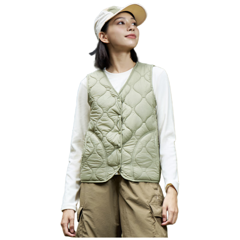 Xiongmaoxiangban Women's Wool Vest, Autumn And Winter Outer Wear, Warm Waistcoat, Fashionable And Stylish, High-Quality 2024 New Style, Fleece-Lined And Thickened