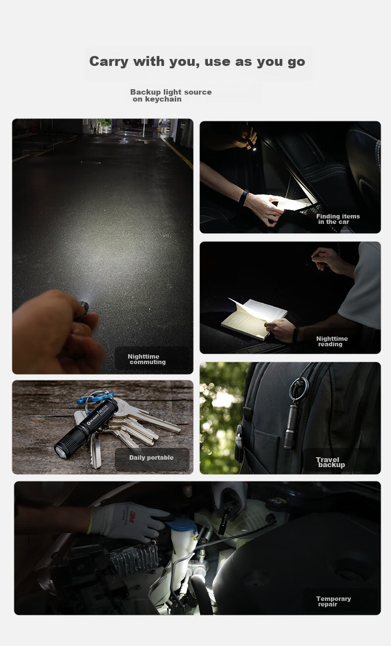OLIGHT i3E Mini High Brightness Portable Waterproof Emergency Micro Keychain Flashlight Compact Outdoor Lighting 13