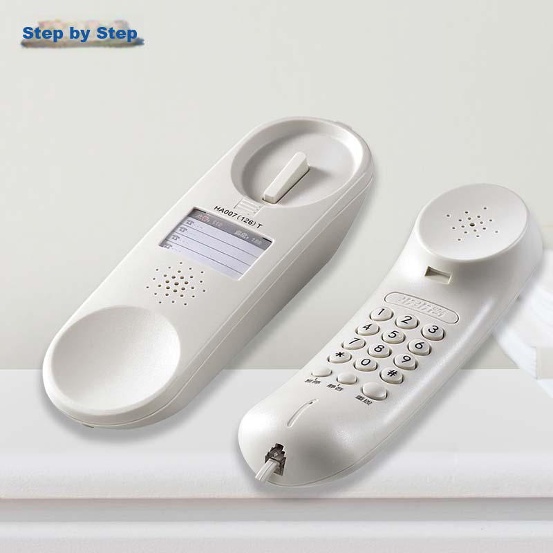 BBK Landline Telephone, Fixed-Line Phone for Office And Home Use, Wall-Mounted Breadboard Phone, Dust-Proof And Waterproof, HA126T Jade White