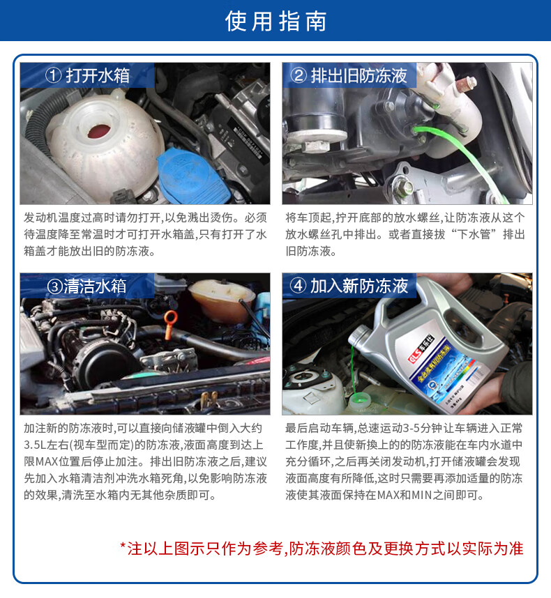 原厂适用宝马专用全保养防冻液冷却液 四季通用 tyui -45°绿色 单支
