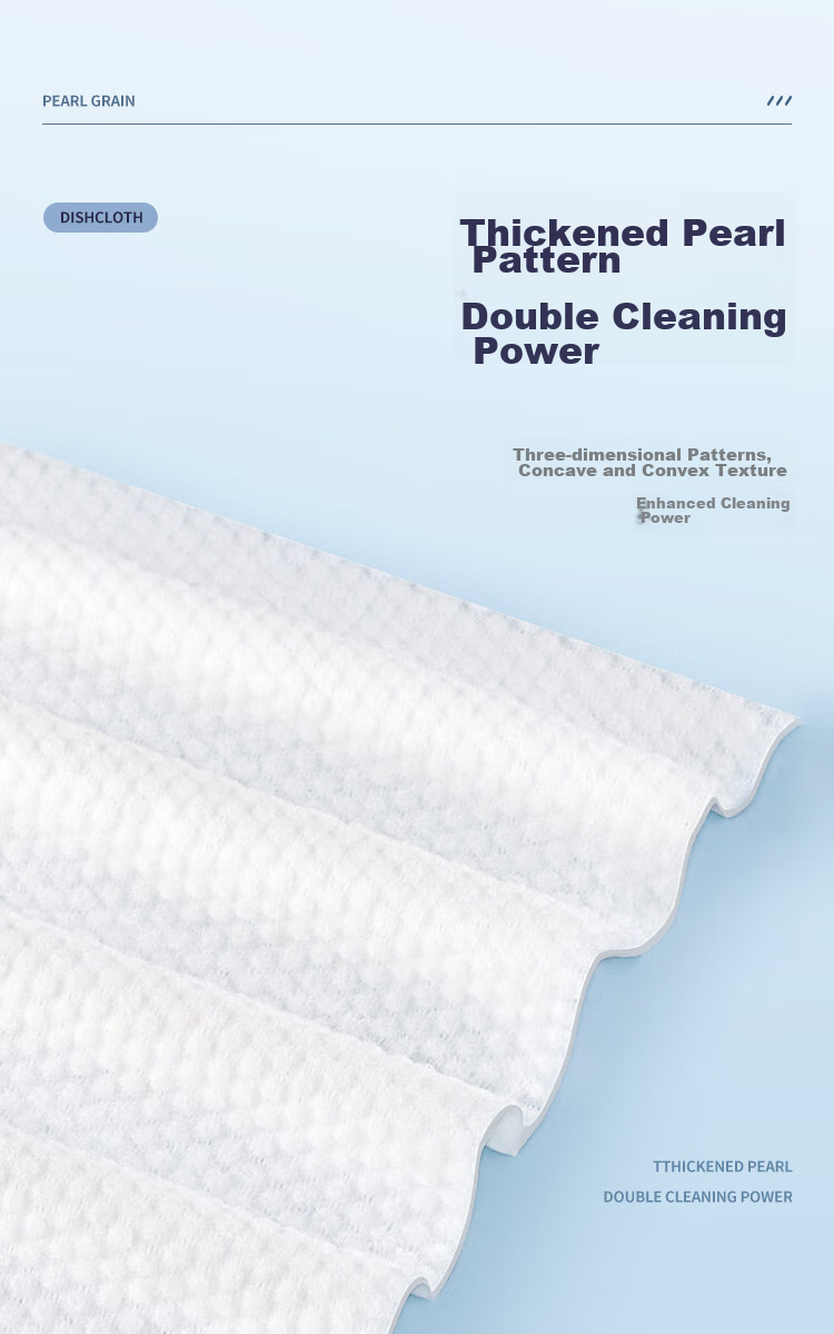 MARYYA Disposable Lazy Cleaning Cloth, 20*23cm, 50 Sheets, Extra Large And Thick, for Kitchen Use, Wet And Dry Dual-Use, Pull-Out Dishwashing Towel 8