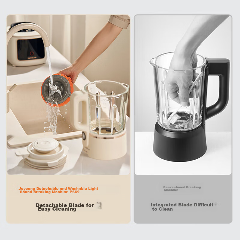 Joyoung High-Speed Blender, Home Use, Quiet Operation, Fully Automatic, Easy to Clean, 1.5L Capacity for Grains And Beans, Soy Milk Maker, P669 Model, Suitable for 2-4 People, with Subsidies