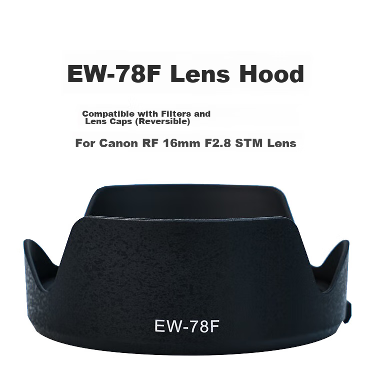Earlymen EW-65B Suitable for RF24mm F1.8 MACRO IS STMR8 R50 RP R5 R6II Second Generation R7 R10 Accessories, Sunshade 5