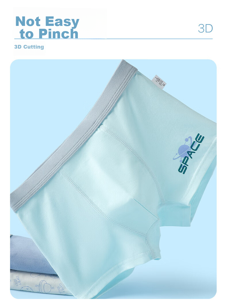 LangSha Children's Underwear, Boys' Boxer Briefs, Youth And Older Kids' Boxer Shorts, Skin-Friendly Antibacterial Student Shorts, No Wedgie 5