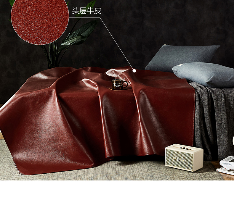 lovo乐蜗 臻粹尚品 100%牛皮凉席 180*200cm 图7