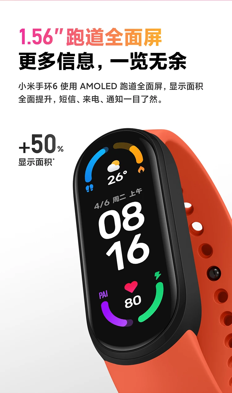 Xiaomi Mi Band 6 Full Color Screen 30 Sports Modes 24h Heart Rate Detection 50m Waterproof Smart Bracelet Sports Bracelet Offline Payment Xiaomi Mi Band 6 Full Color Screen 30 Sports Modes 24h Heart Rate Detection 50m Waterproof Smart Bracelet Sports Bracelet Offline Payment