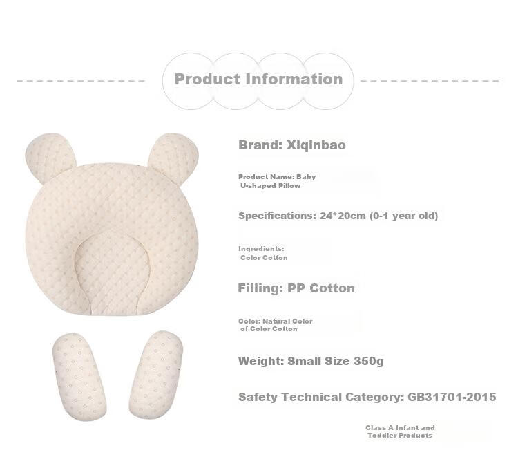 Xiqinbao Baby Pillow Children's Pillow Kindergarten Baby Nap Pillow 50x30cm (Gauze Pillowcase + Pillow Core) Blue Pony 9