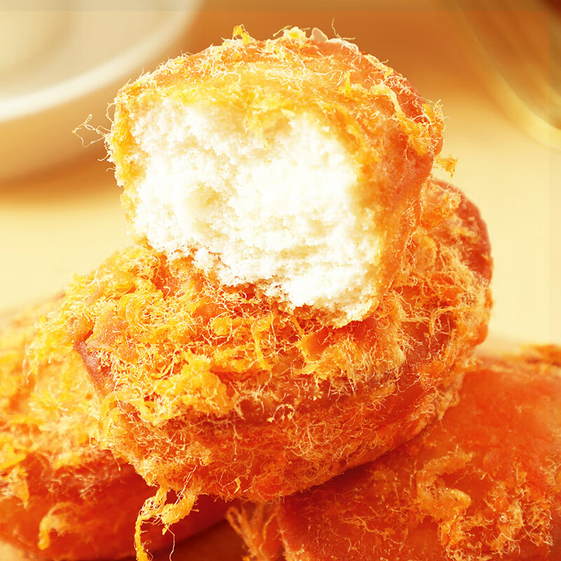 味滋源 肉松蛋糕吐司早餐代餐肉松小面包网红零食蛋糕糕点 500g/箱