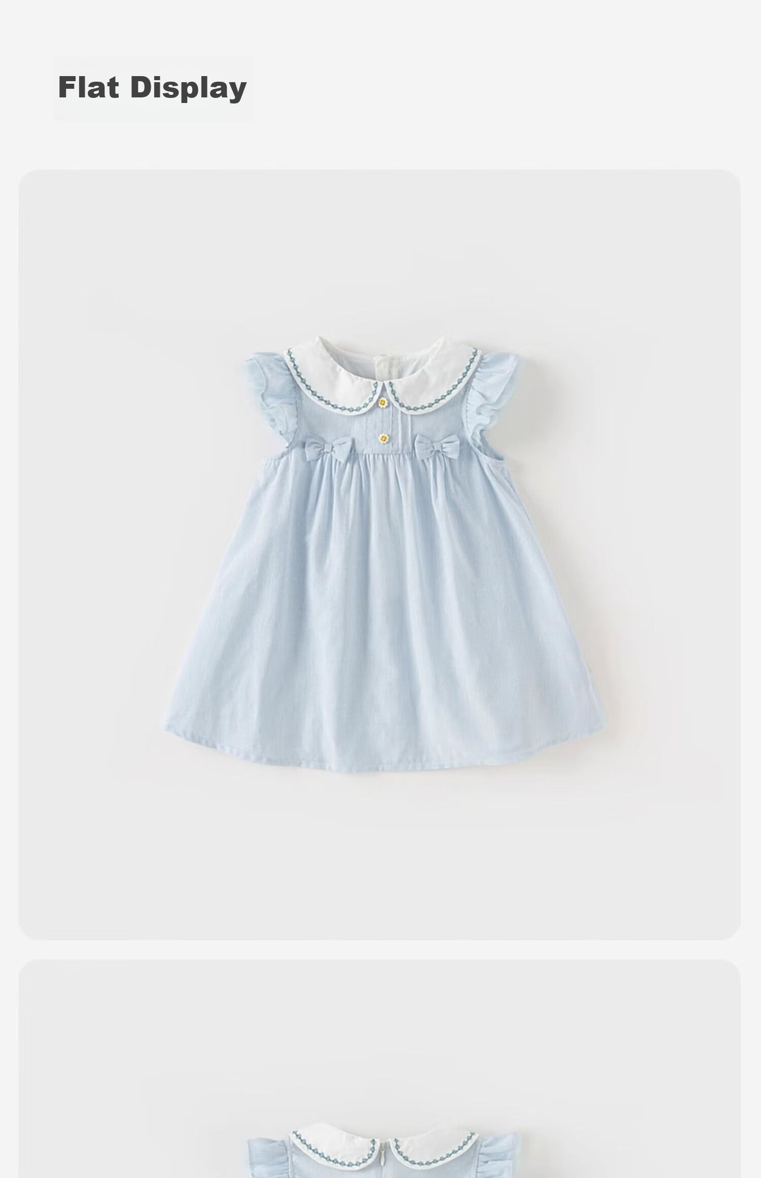 DAVE & BELLA Children's Summer Dress, Girls' Stylish Striped Princess Dress, Baby Casual Skirt 14