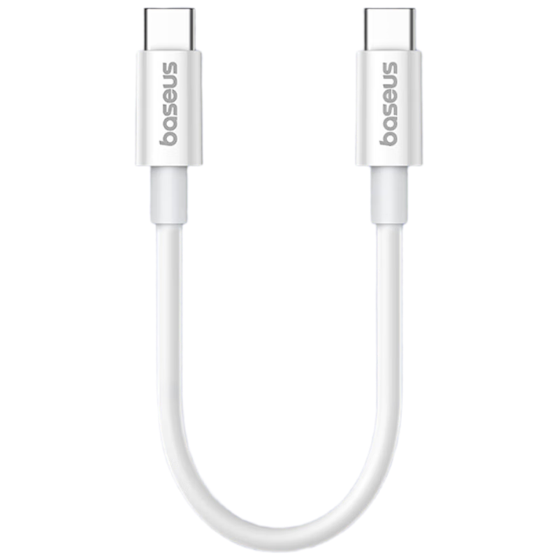 Baseus Apple 17/16/15 Charging Cable, Type-C Data Cable, PD60W Fast Charging Cable, Ctoc Car Charger Compatible with IPhone17/16/15promax/iPad/Laptops, 0.5 Meters