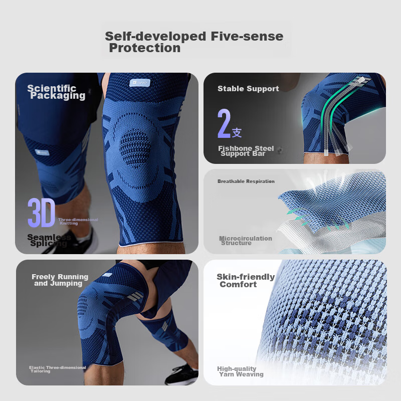 Keep Comfortable Functional Knee Brace Meniscus Protection for Running, Badminton, Basketball Support Synovitis Brace K-Rox