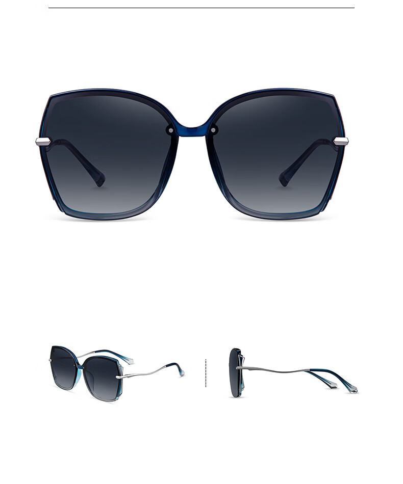 Helen Keller Polarized Sunglasses for Women Driving Sun Protection Large Frame Gift Eyewear H8928H13 11