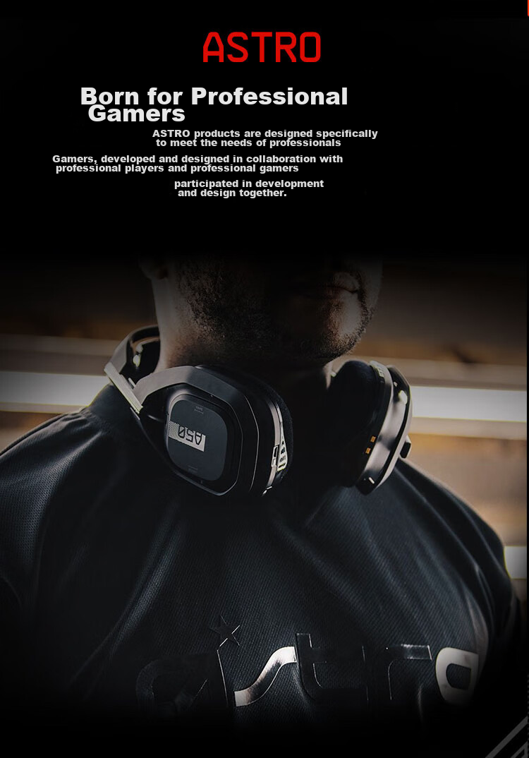 G Astro A50 (New) Wireless Over-Ear Gaming Headset 7.1 Surround Sound + Wireless Base Station (Black) - Operation Delta 2
