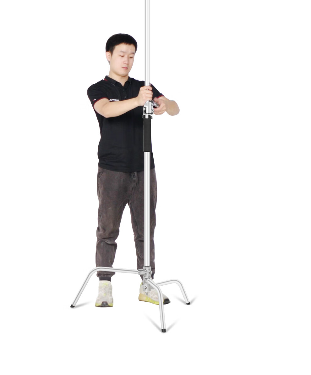 AMBITFUL Photography Magic Leg Light Stand 3.2m Inclined Arm Bracket, Ceiling Light Stand, Professional Studio Equipment, High Load-Bearing Light Stand, Suitable for Flash Lights, Photography Lights, Continuous Lighting, And Live Streaming Lights 9