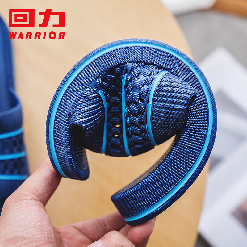 Huili Slippers for Men And Women, Non-Slip Sandals, for Home, Bathroom, Outdoor Wear, Beach, Thick-Soled, Wear-Resistant, HL3523-1, Blue, Size 40