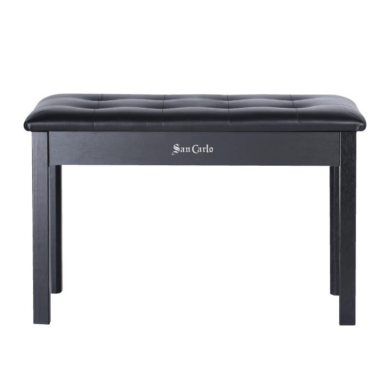 San Carlo Double-Person Bookcase Bench, Digital Piano, Electronic Keyboard, Guzheng Universal Model, Black Gift Package Versio