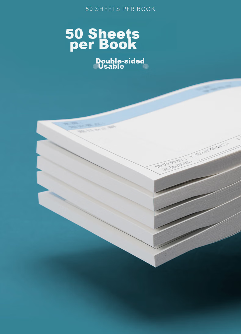 Huaxiawanjuan Upgraded Error Correction Sticky Notes for Students, Vertical Version Universal Style (3 Books/150 Sheets) 3