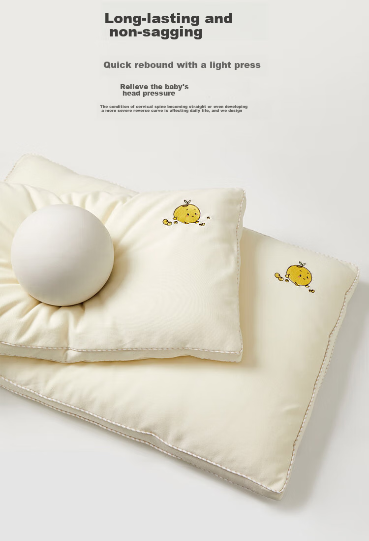 Luolaikids Pillow, 100% Cotton And Silk Protective Pillow, Maternal And Infant Class A Breathable Baby Pillow Core, Single Pillow, 40*60cm 7