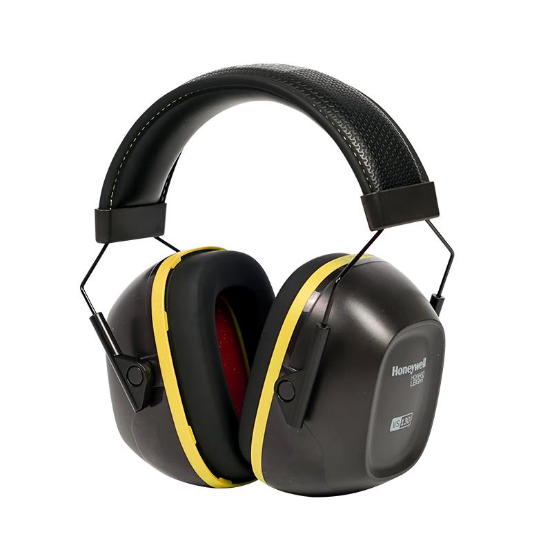 Honeywell Noise Reduction Earplugs VS130, for Factory Workshops, Construction, Renovation, Industrial Noise Reduction, 35db, Black And Yellow