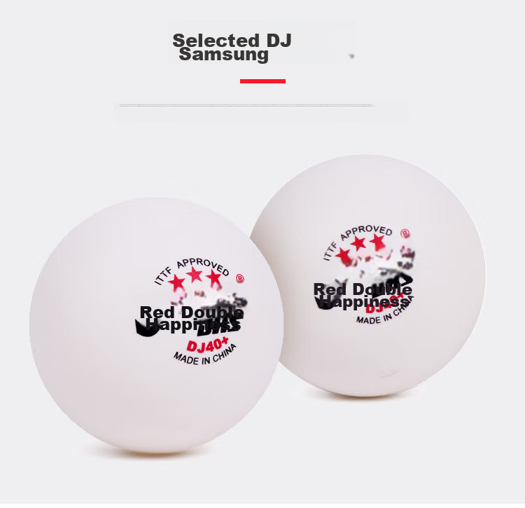 DHS Tokyo Competition Top Three-Star DJ40+ Competition Balls, White, Pack of 6 2