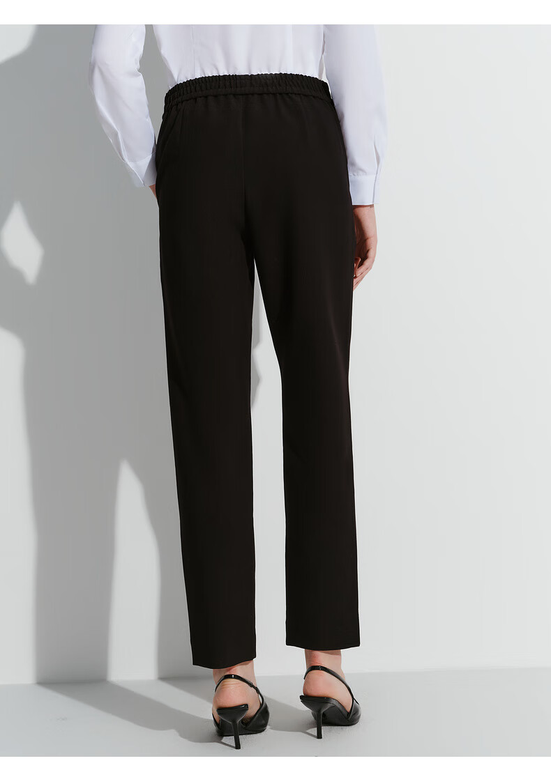 G2000 [Multi-Dimensional Elasticity] Autumn And Winter Mall-Matching Comfortable Business Cigarette Pants Casual Trousers, Black, Size 38 6