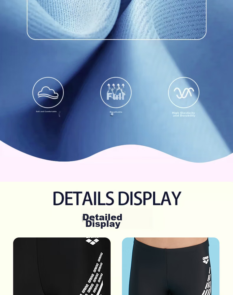 Arena Children's Swim Trunks, Boys' Youth Boxer Shorts, Hot Spring Professional Training Comfortable High-Elasticity Quick-Dry Chlorine-Resistant Swimming Trunks 8
