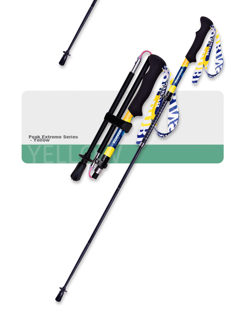 Lubinxun Full Carbon Fiber Trekking Pole, Ultra-Light Foldable Hiking And Climbing Multi-Functional Professional Outdoor Trail Running Poles, Orange Long 11