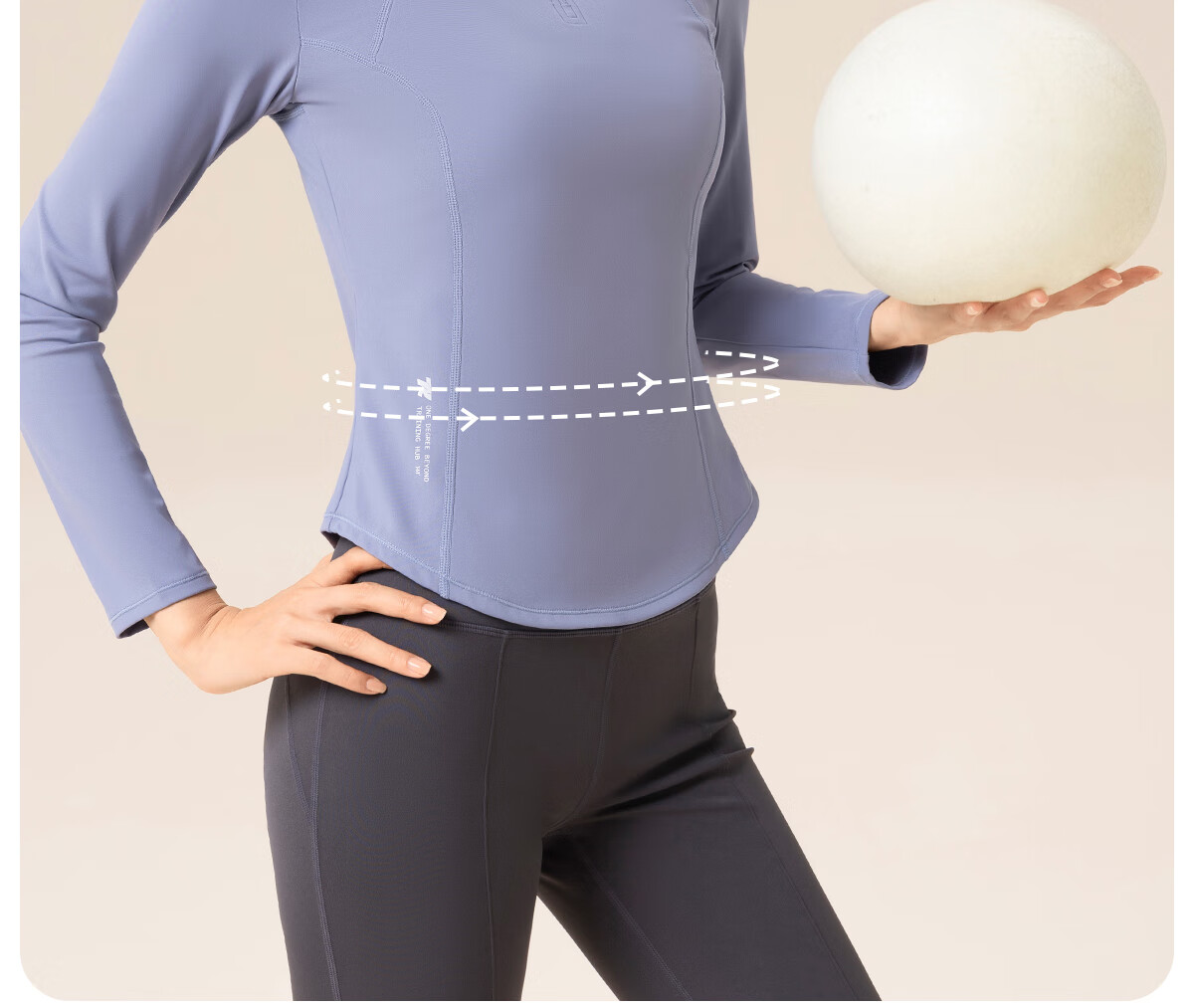 361° Women's Long-Sleeve Sports Top, Half-Open Yoga Wear, Spring And Autumn Running Training Suit, Slim-Fit Yoga Fitness Clothing 9