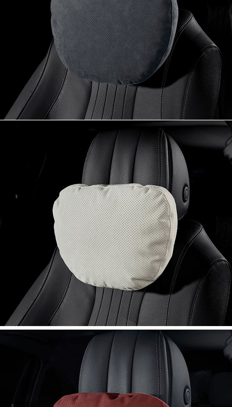 Shenchuang Car S-Class Maybach-Style Headrest And Lumbar Support, Neck Pillow for Car Use, Cushion Backrest, Suitable for Mercedes-Benz And Tesla, Universal Model 12