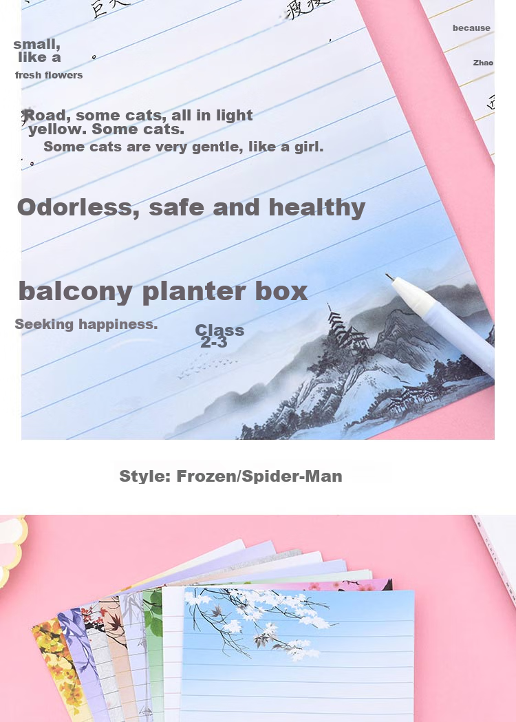 Yuhe A4 Composition Paper, Display Paper, Grid Writing Paper, Elementary School Student Writing, Thickened Letter Paper, Practice Paper, Learning Tool, 300 Grids, Eight Mixed Styles, 40 Sheets, 5145 10