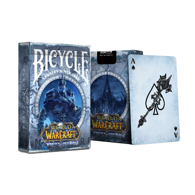 BICYCLE Playing Cards, World of Warcraft Game, Wrath of the Lich King Merchandise, Limited Edition High-Quality Trendy Playing Cards