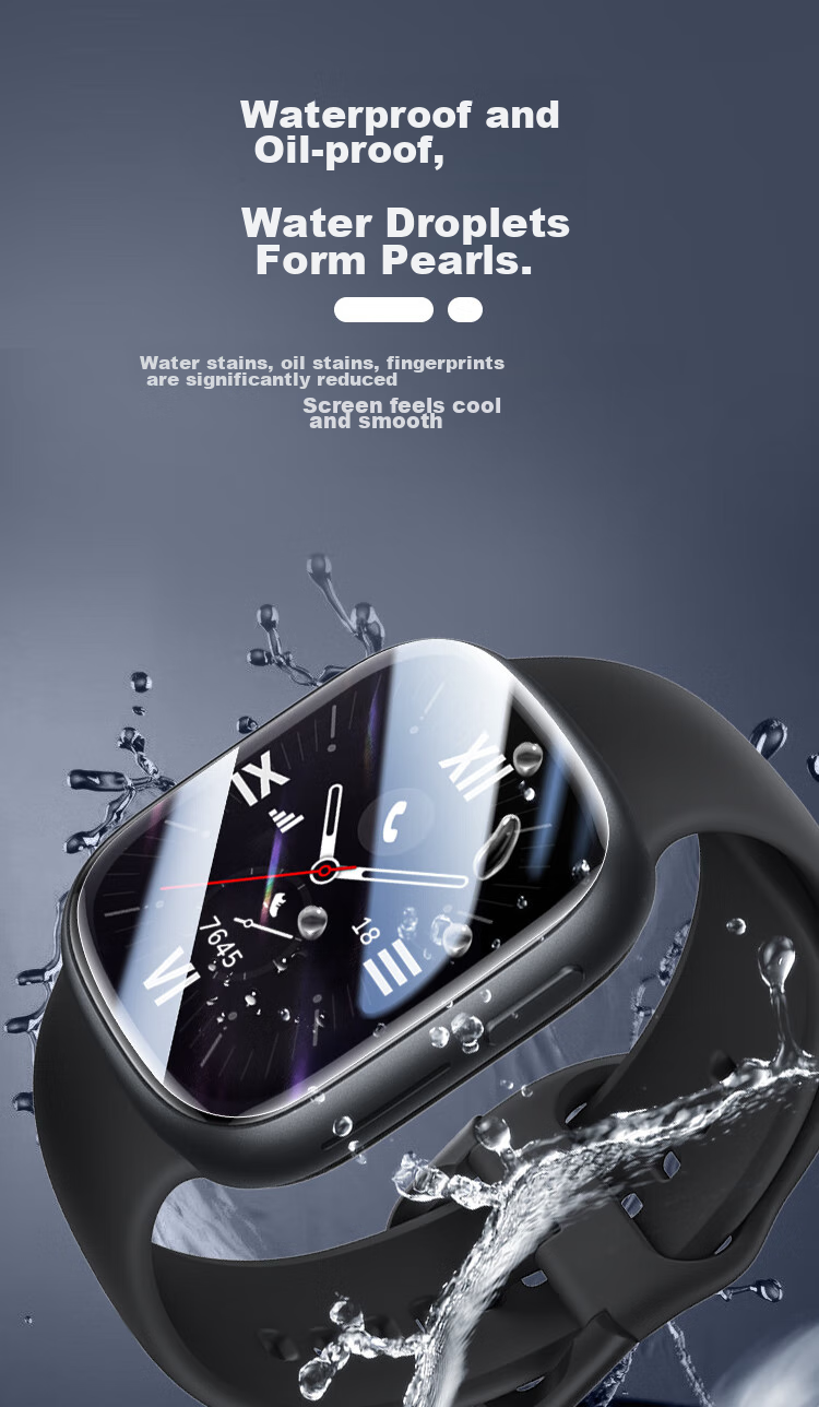 Freeson Compatible with Honor Watch 4, High-Definition Protective Film, Smart Sports Watch Ultra-Thin Anti-Scratch Composite Film Screen Protector [Two-Pack] 6