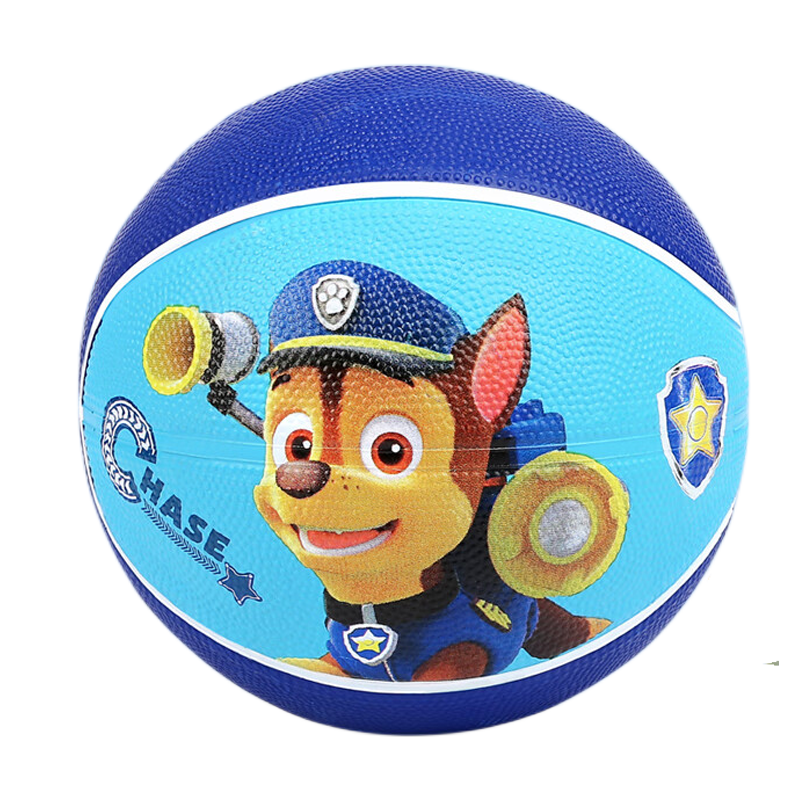 Hahaqiu Paw Patrol Children's Toy Basketball, Size 5 Kindergarten Bouncy Ball, for Ages 3-6, Small Rubber Ball, Birthday And Holiday Gift